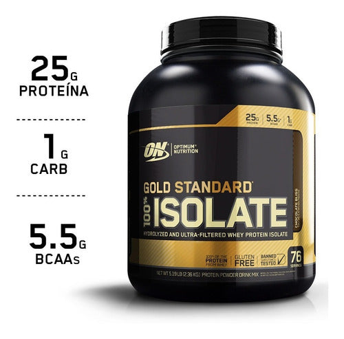 Whey Gold Isolate Chocolate 2.36kg Optimum Nutrition