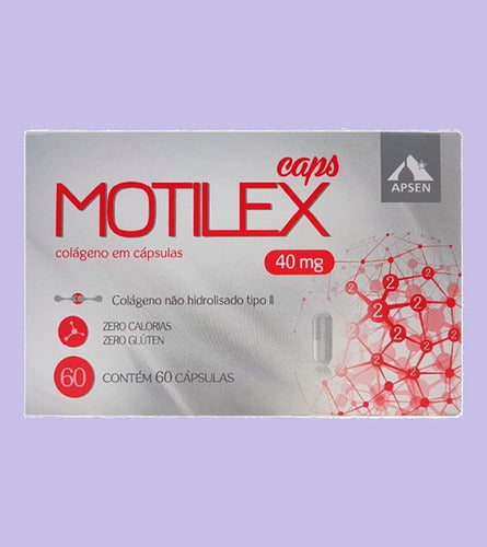Kit 2 Caixas Motilex Colágeno Tipo Ii 40mg Com 60 Cápsulas
