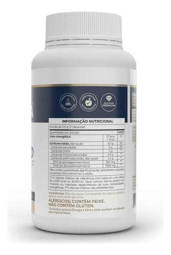Kit 2 Mega Dha 1500mg Dha E 300mg Epa (120 Caps) - Vitafor