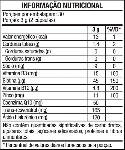 Resveratrol Plus 60 Cápsulas Vitafor