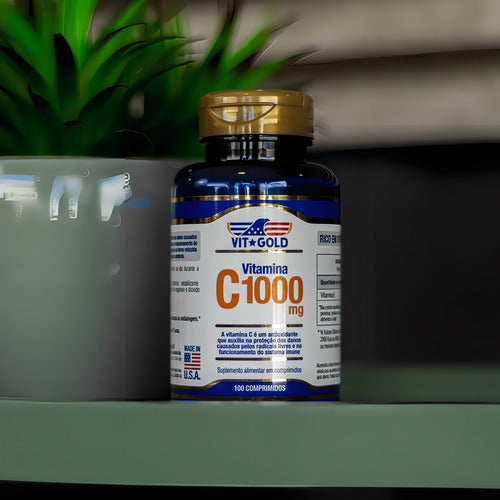 Vitamina C 1.000 Mg Vitgold 100 Compr