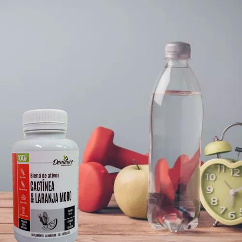 Morosil Laranja Moro + Cactinea 500mg 100 Cáps Cada Denature Sabor Natural