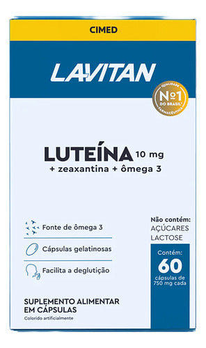 Lavitan Luteína Com 60 Cápsulas