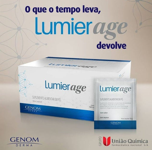 Lumier age colágeno Genom pó com 30 sachês sem sabor
