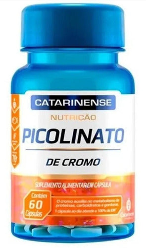 Picolinato De Cromo 60 Cápsulas Catarinense Pharma Sabor Sem sabor