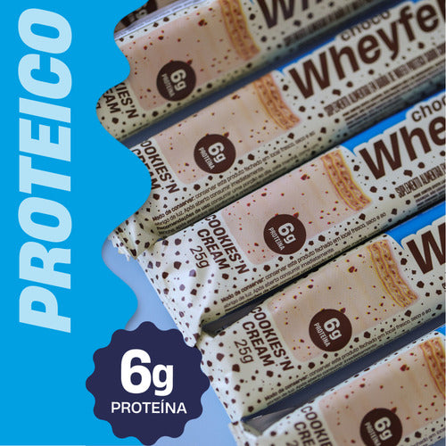 Chocowheyfer Proteico Sabor Cookies - Display 12 unidades 25g +Mu