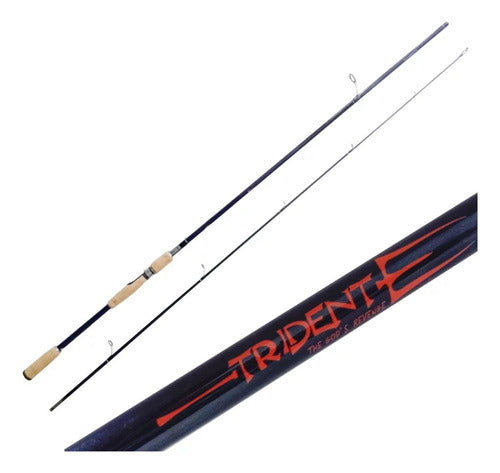 Vara De Pesca Poseidon Trident 33lb P/ Molinete 2 Part 2,40m