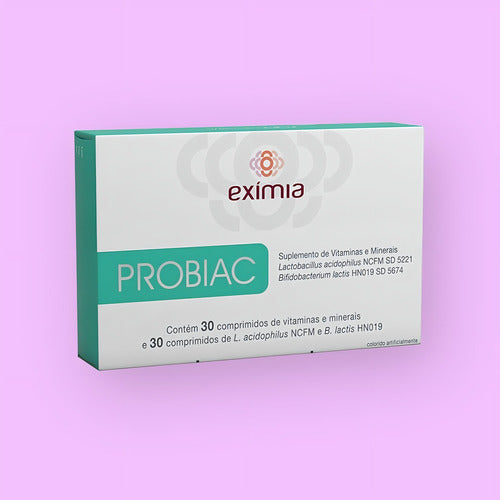 Eximia Probiac 60 Comprimidos Sabor Sem Sabor