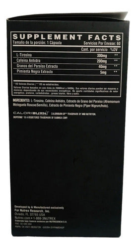 Nutrex Research Lipo 6 Harddcore X 60 cápsulas