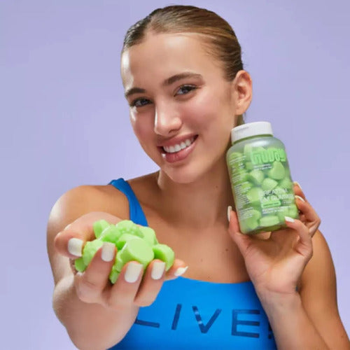 Kit Guday Creatina + Vitamina C + Extrato De Própolis Gomas Sabor Maçã Verde E Framboesa