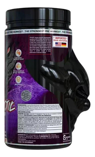Pré Treino Psichotic Dragon 500g Demons Labs Sabor Fruit punch