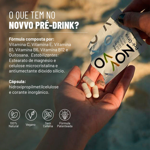 Bem Estar, Performance E Rotina Em Dia Com Novvo Pre Drink Sabor Sem Sabor NOVVO BEM ESTAR