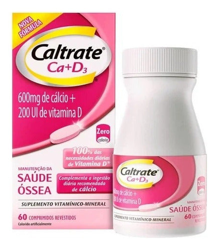 Suplemento Vitamínico Caltrate Ca+d3 600mg+200ui 60 Comprim Sabor Without flavor