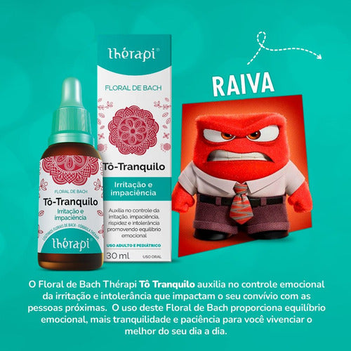 Floral Stress Irritação Impaciência Tô Tranquilo Therapi 30m