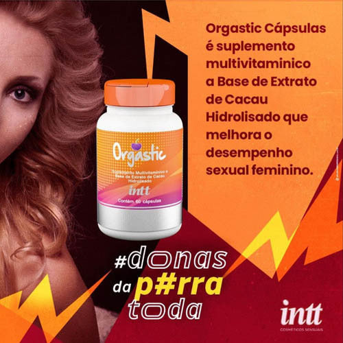 Orgastic Cápsulas Suplemento - Intt Cosméticos
