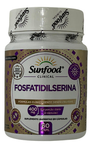 Fosfatildiserina Sunfood 60 Capsulas Com Nf Sabor Sem Sabor