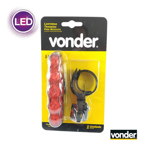 Lanterna Traseira Para Bicicleta Vonder