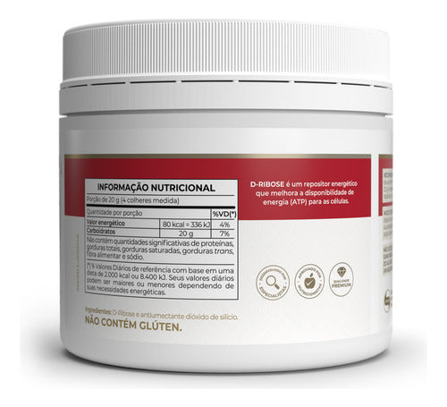 D Ribose - 150g - Vitafor Sabor Sem sabor