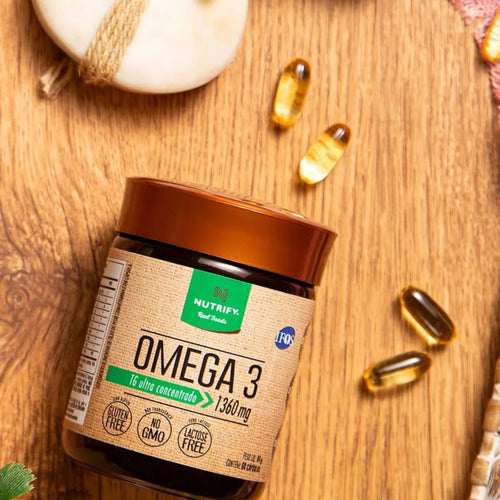 Ômega 3 TG 1360mg Ultra Concentrado 60 cápsulas Nutrify