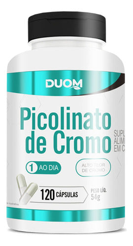 Picolinato De Cromo 120cps 450mg Duom