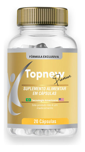 Topnew Premium Suplemento Alimentar Natural 20 Capsulas 1 por dia Reeducador Alimentar Sin Sabor