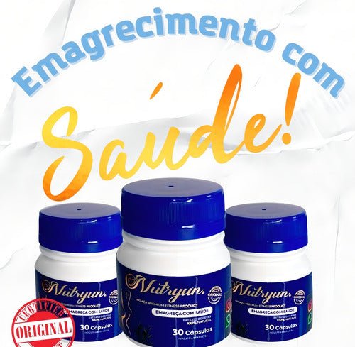 Suplemento em cápsulas Nutryun Premium  Tradicional ervas natural Nutryun Premium em pote de 1L 30 un