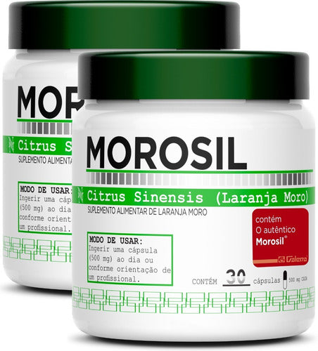 2 Potes Do Morosil Original Galena 500mg - Fórmula Avançada Com Máxima Absorção - 60 Doses