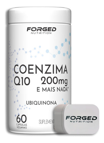 Coenzima Q10 200mg Pura Alta Concentração 60 Vegan Caps - Forged Nutrition