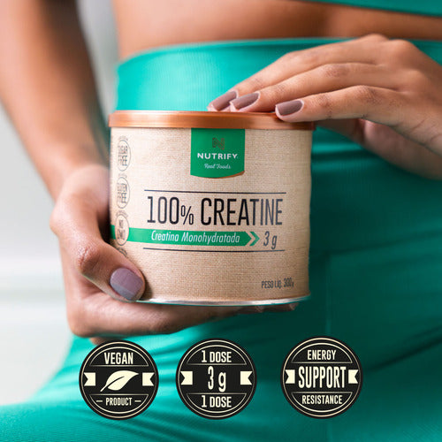 Creatina 100% Monohidratada 300g Nutrify
