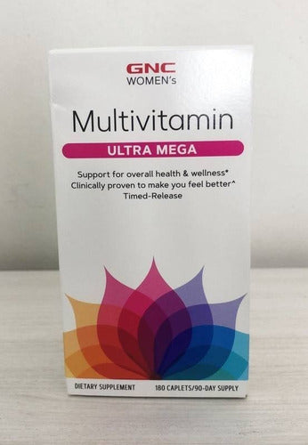 Gnc Ultra Mega Womens Multivitamínico 180tablets SEM SABOR