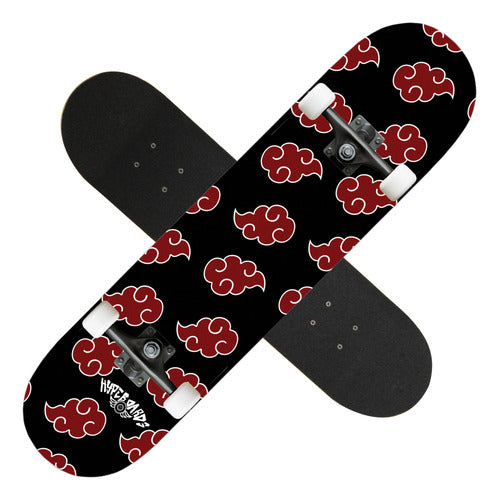 Skate Naruto Street Semi Profissional Montado Iniciante