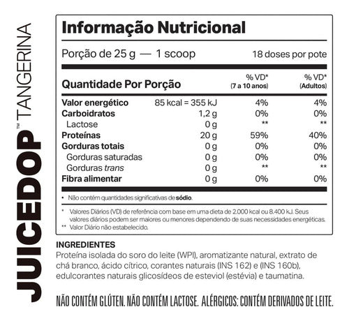 Elementopuro Juicedop 450g Proteína Isolada Pó 1 Unid