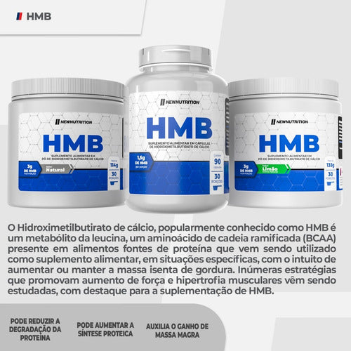 Hmb Em Pó (hidroximetilbutirato) Natural