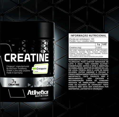 Creatina Creapure 300g Atlhetica Nutrition
