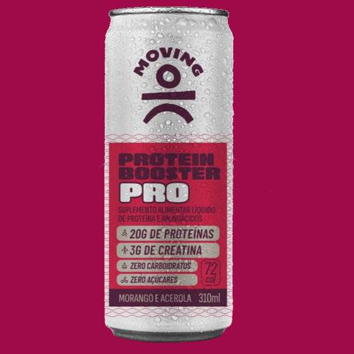 Bebida Proteica Pro Moving Com Creatina Morango E Acerola