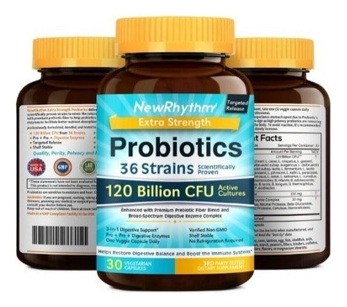 Suplemento en cápsula NewRhythm Probióticos de 30 un