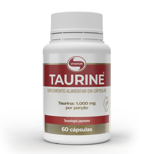 Taurine 60 Cápsulas Vitafor