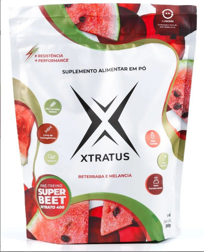 Xtratus Super Beet Beterraba E Melancia 300g Sabor Betarraba e Melancia