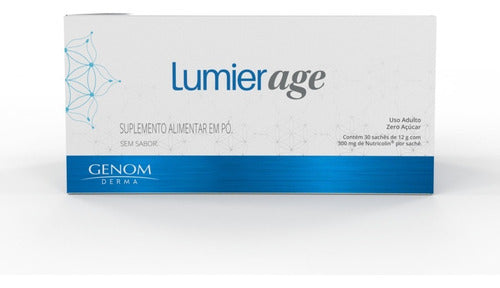 Lumier age colágeno Genom pó com 30 sachês sem sabor