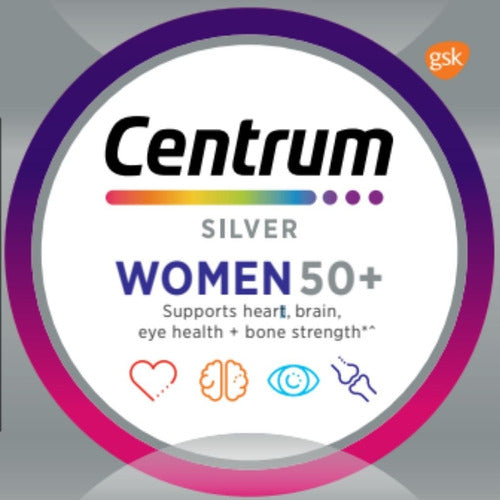Multivitamínico Centrum Women 50+ Silver 275 Comprimidos Sabor Neutro