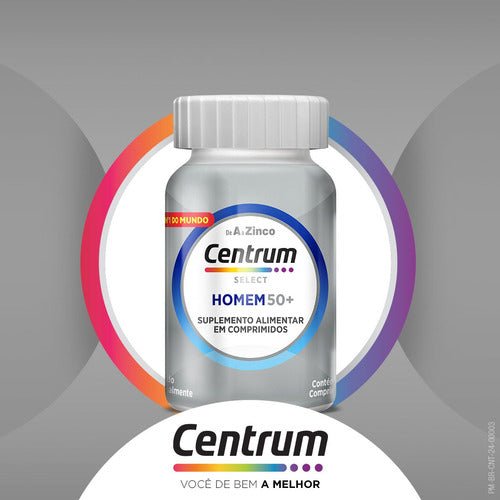Multivitamínico Centrum Select Homem 50+ 60 comprimidos
