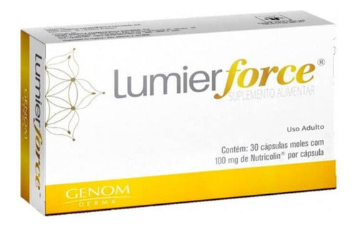 Lumier Force 30 Cápsulas Suplemento Alimentar Ômega 3 Genom
