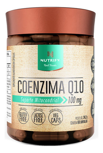 Coenzima Q10 100mg 60 Cápsulas Nutrify