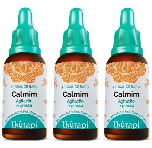 Floral De Bach  - Controle Da Agitação 30ml Calmim Thérapi