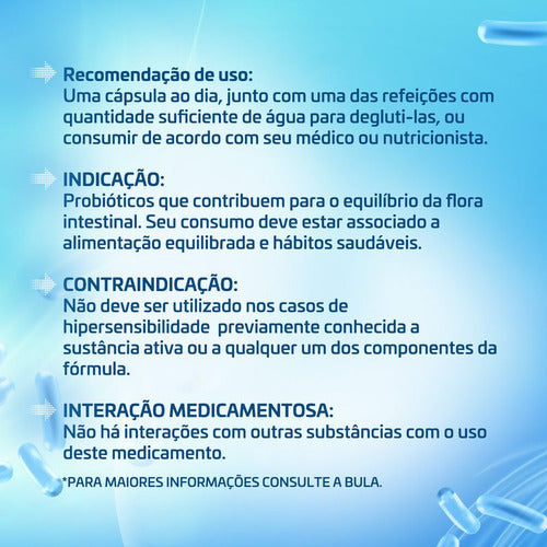 Bifilac 250mg Mantecorp Farmasa Caixa 7,5g 30 Cápsulas Sem Sabor
