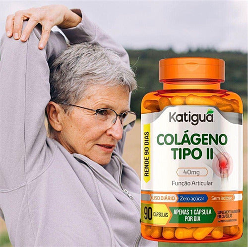 Colágeno Tipo 2 Katiguá 90 Cápsulas 40mg