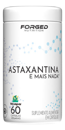 Astaxantina 6mg Alta Concentração 60 Vcaps Forged Nutrition Sabor Sem sabor
