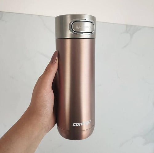Copo Térmico Luxe Autoseal 473ml Chardonnay Contigo Cor Rose gold
