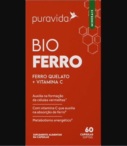 Bio Ferro Puravida 60 Cápsulas