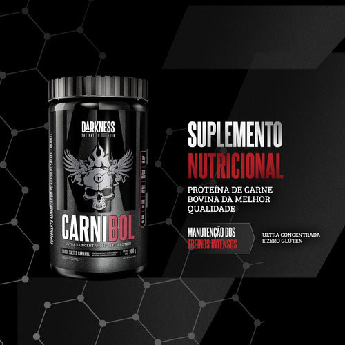 Darkness Carnibol Proteína Ultra Concentrada Caramelo - 900g